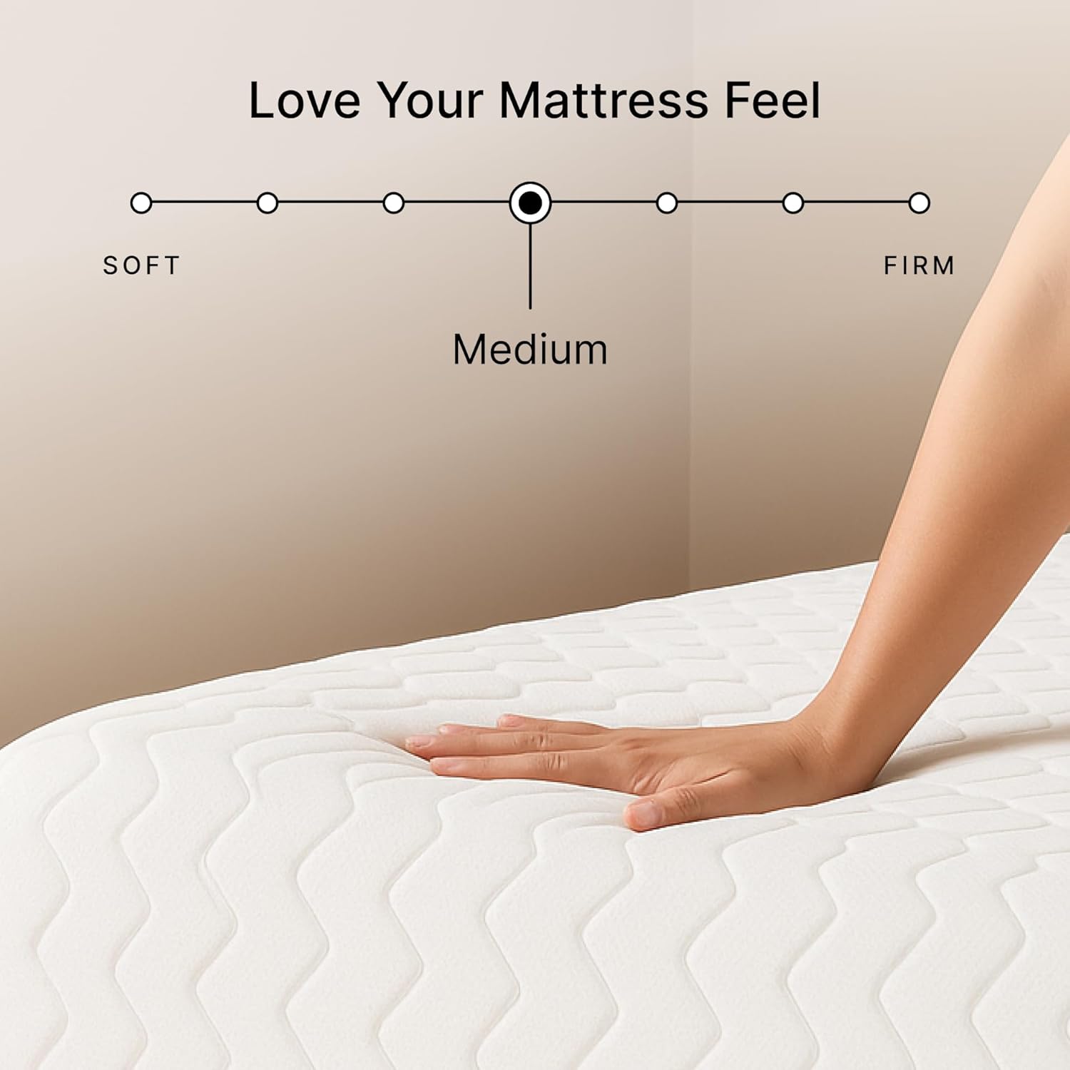 Signature Design by Ashley Chime Memory Foam 12" Queen Mattress with Thick Memory and Support Foam for Pressure Relief, Fiberglass Free, Mattress In A Box